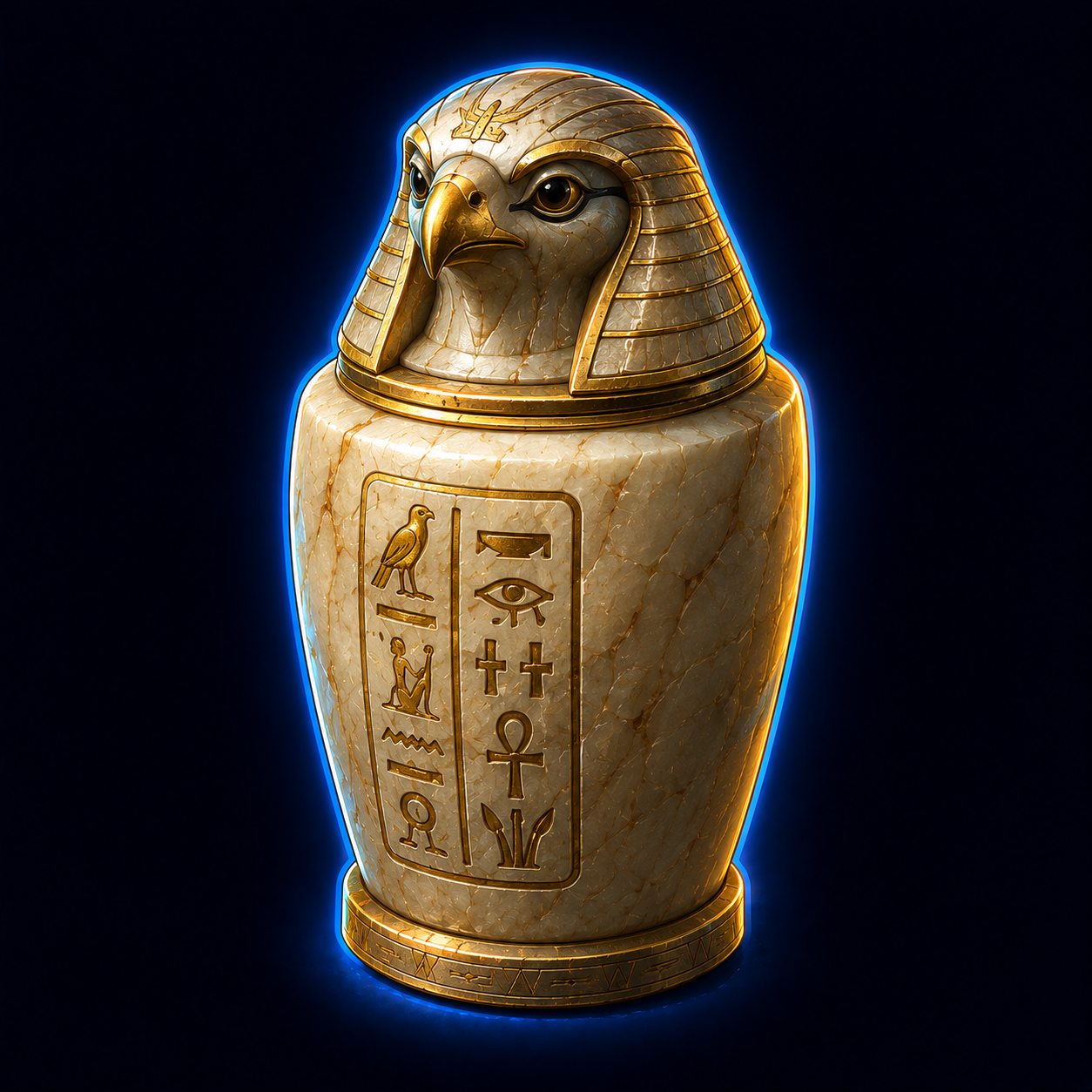 Alabaster Canopic Jar