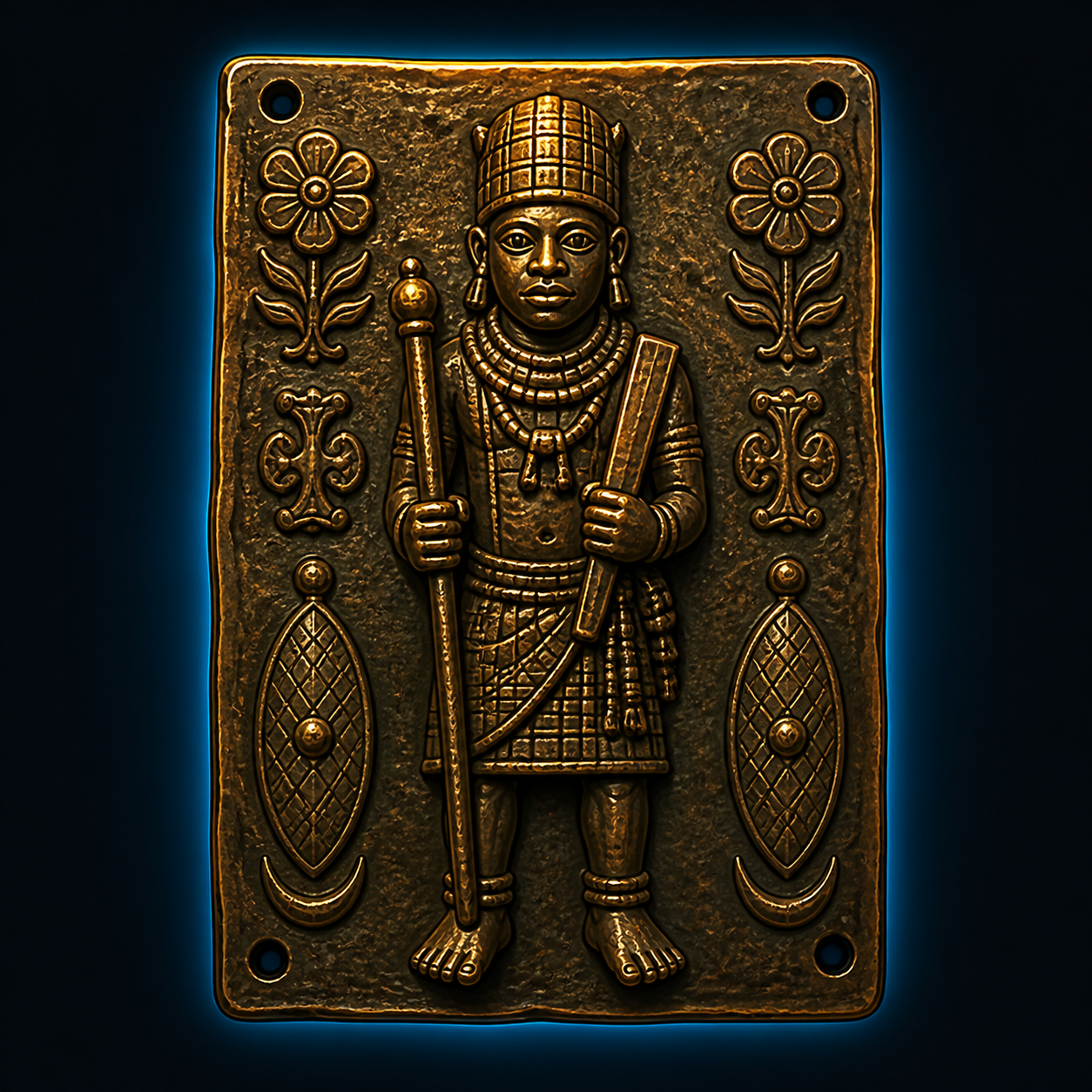 Bronze Benin Plaque Replica