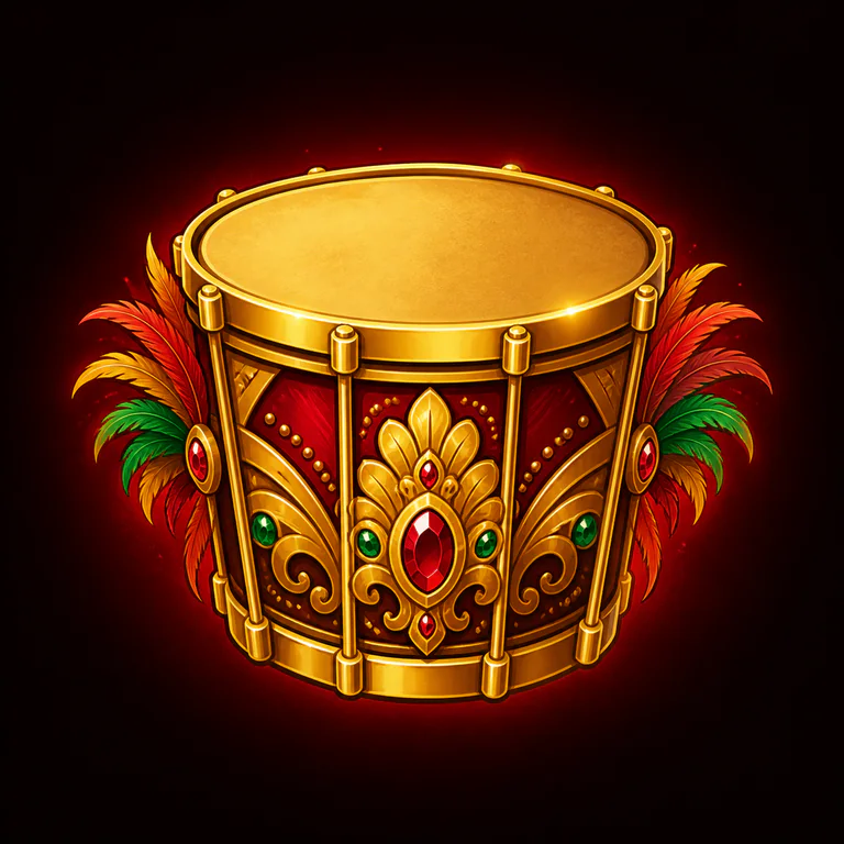 Carnival Queen's Golden Samba Drum