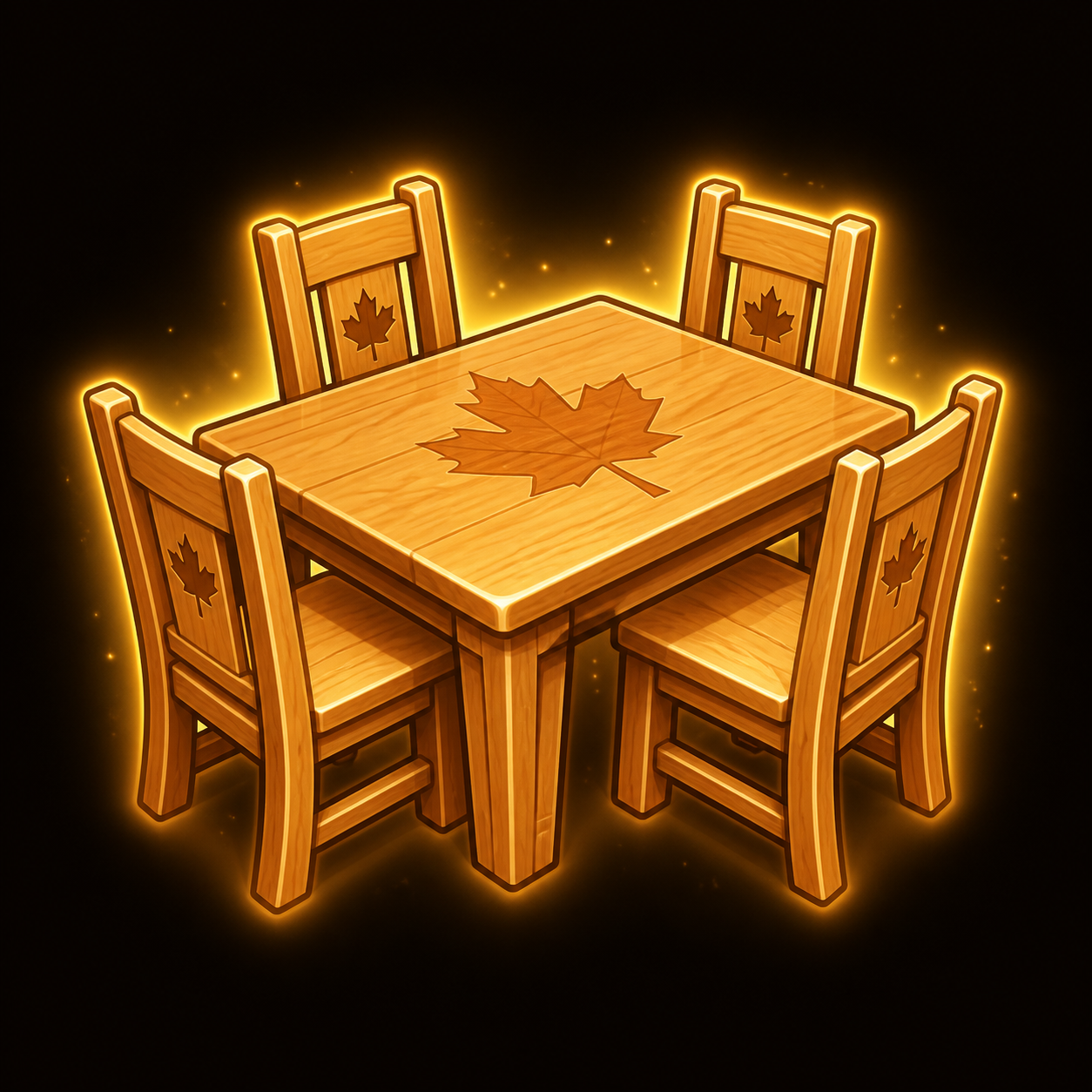 Custom Maple Dining Set