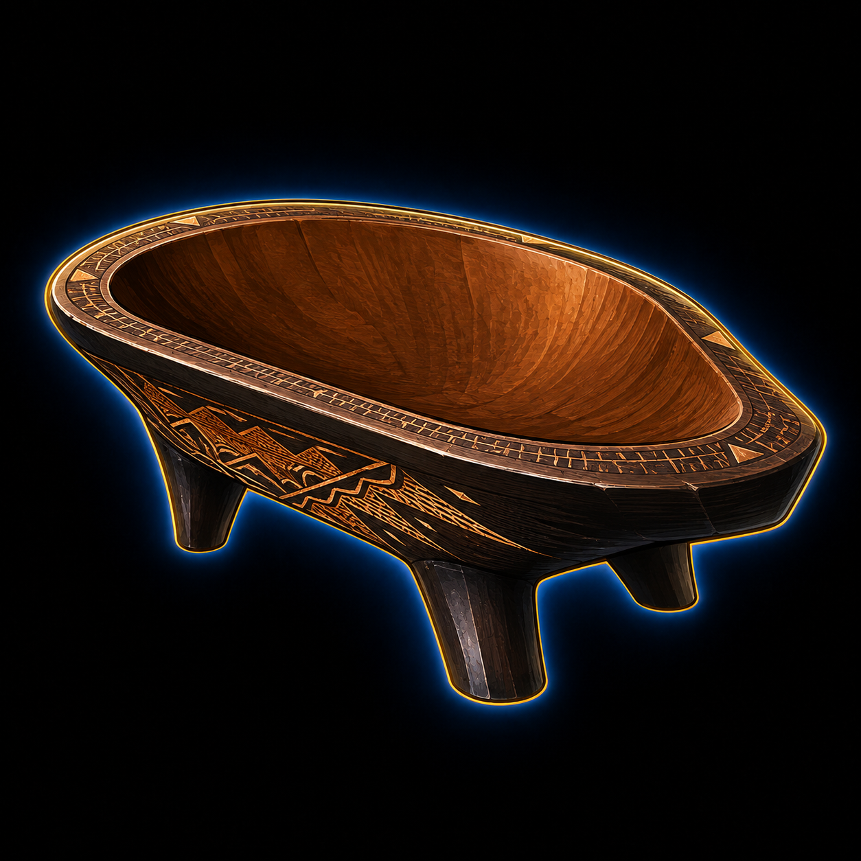Hand-carved Tanoa Bowl