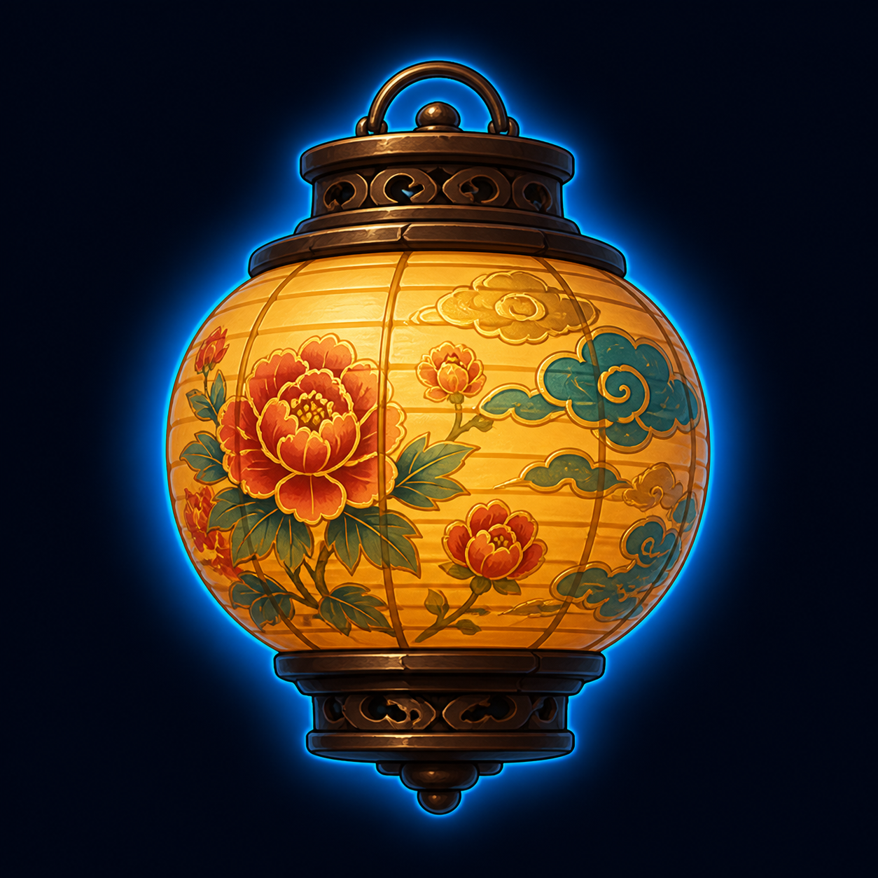Hand-painted Lantern