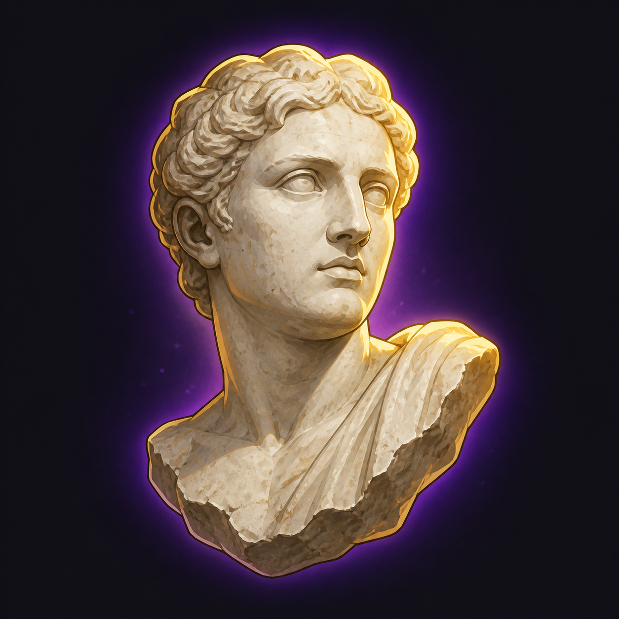 Marble Bust Fragment