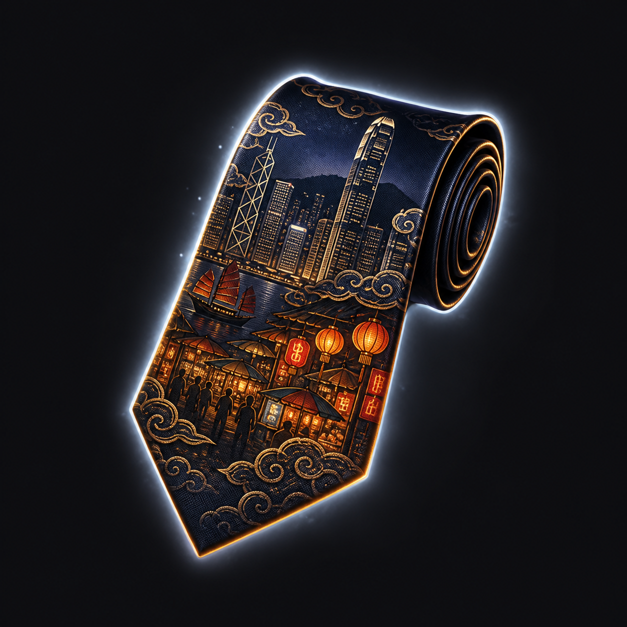 Night Market Silk Tie