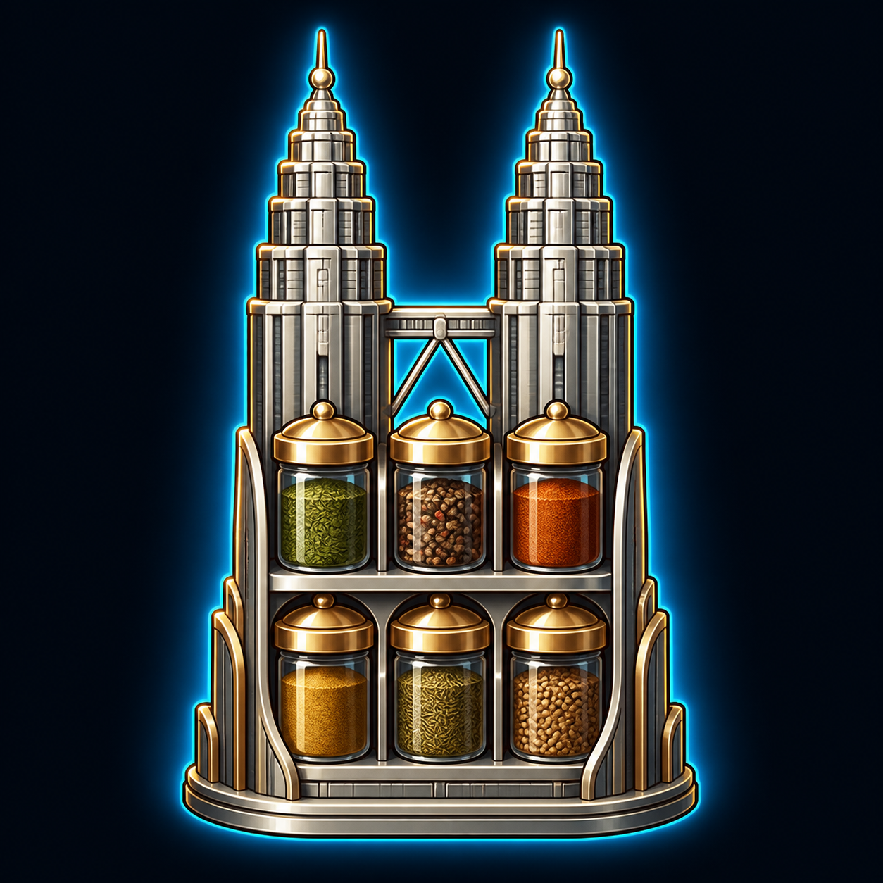 Petronas Tower Spice Rack
