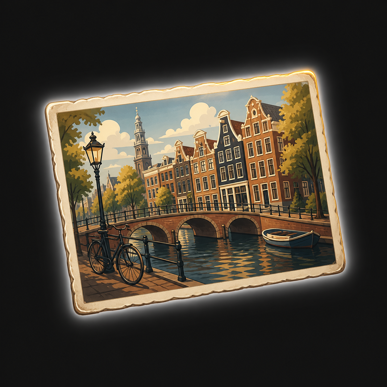 Postcard of the Canals