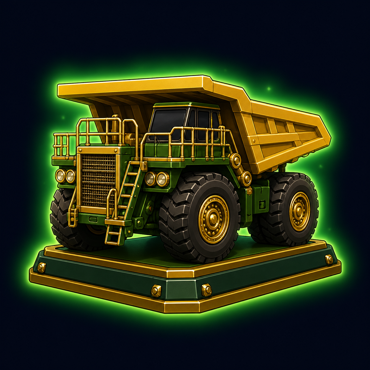 Restored Mining Truck Model