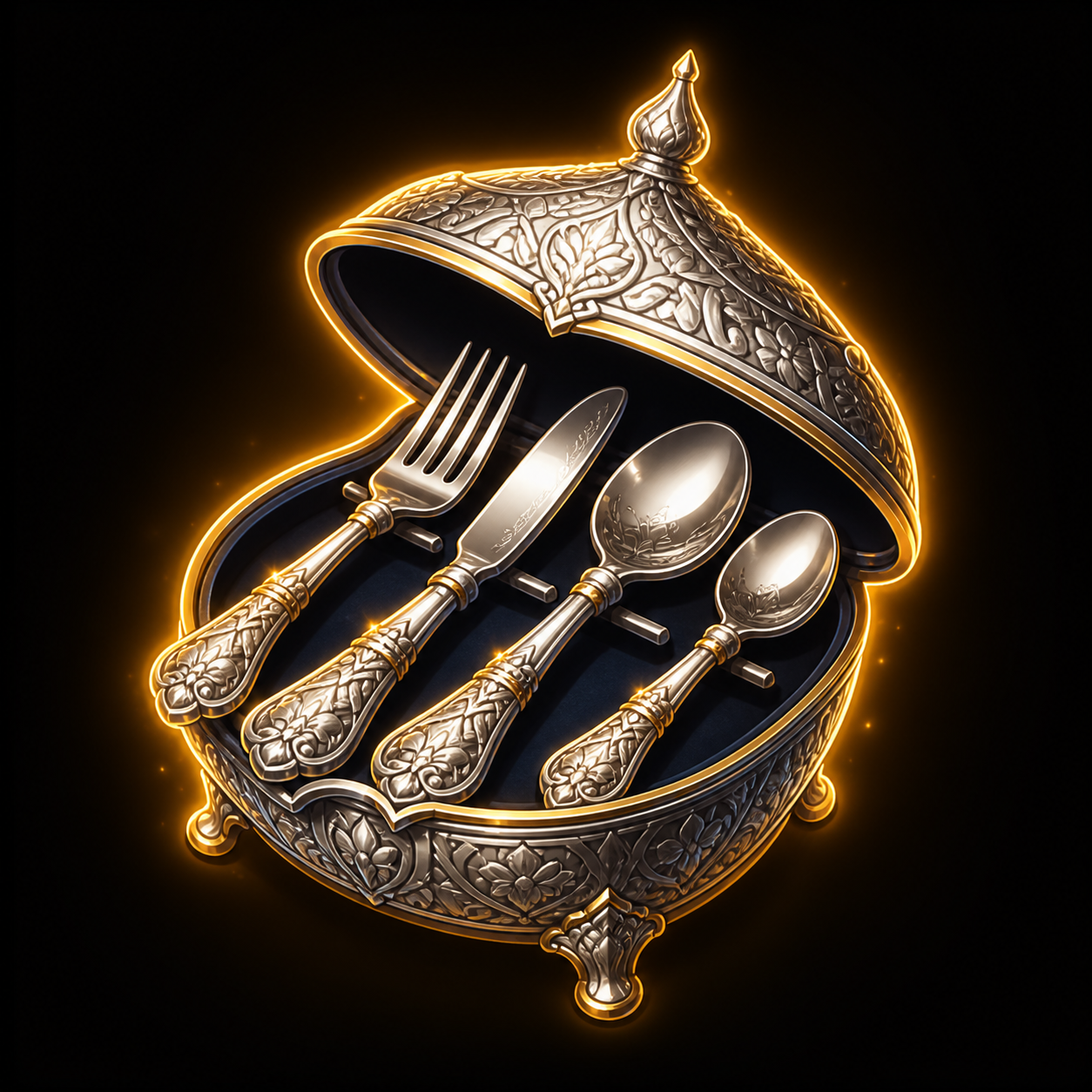 Royal Banquet Silverware Set