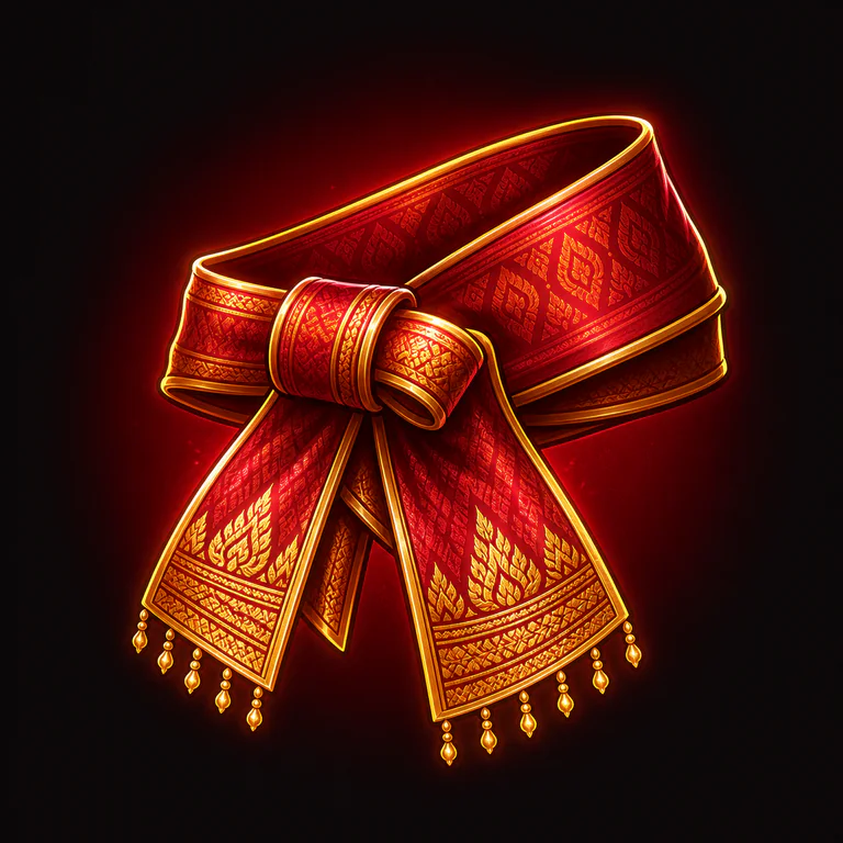 Royal Chao Phraya Silk Sash