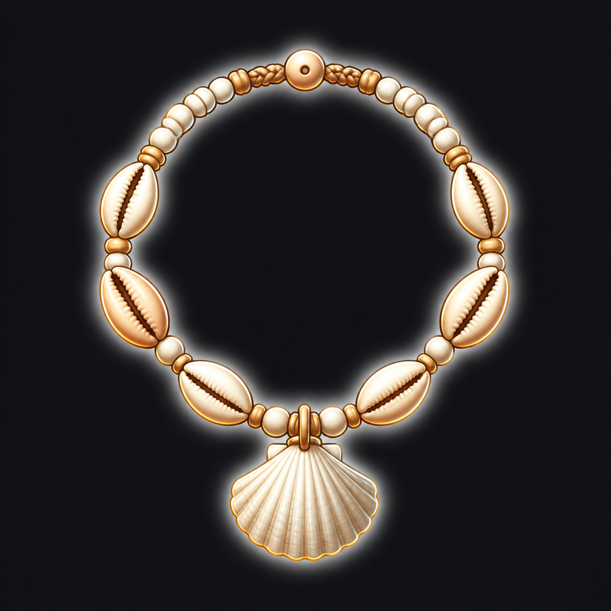 Shell Bead Necklace
