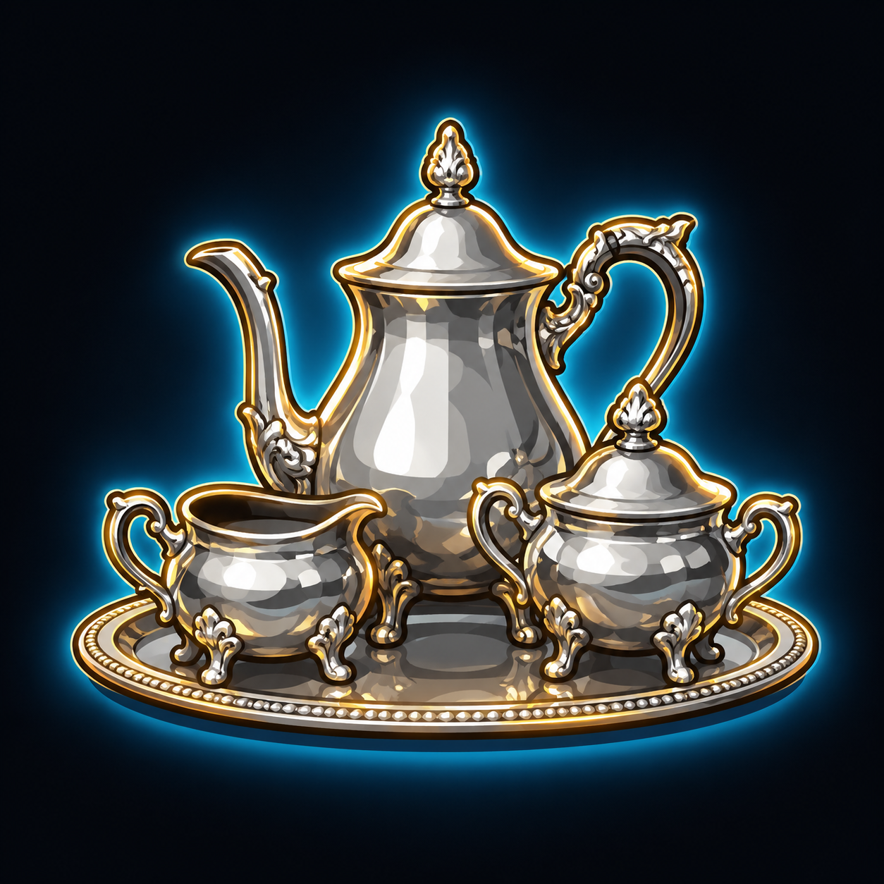 Silver-plated Tea Service