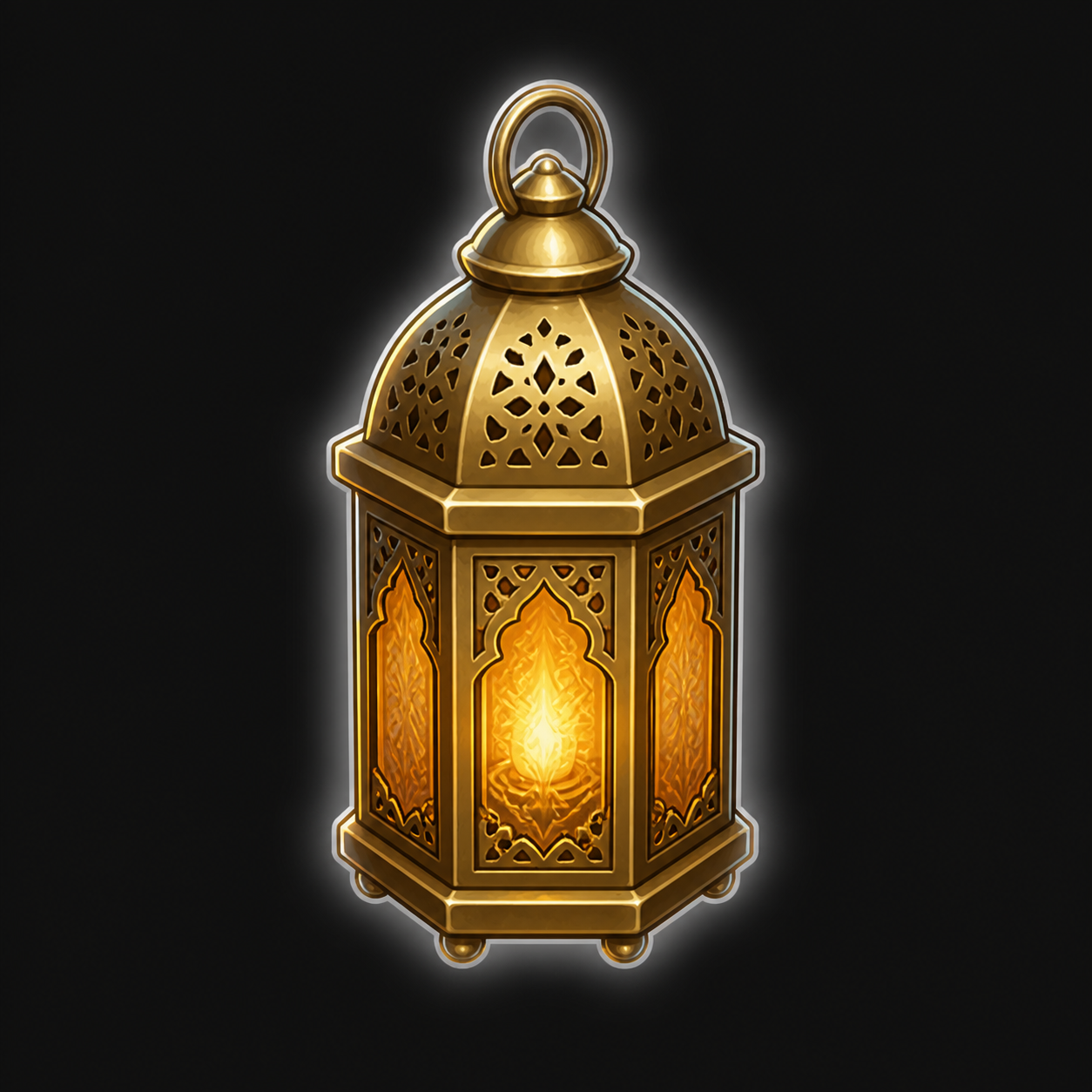 Souk Brass Lantern (Small)