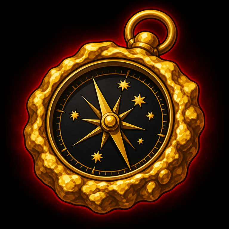 Southern Cross Gold-Nugget Compass