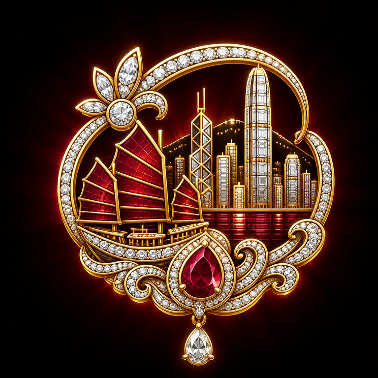 Victoria Harbour Diamond Brooch