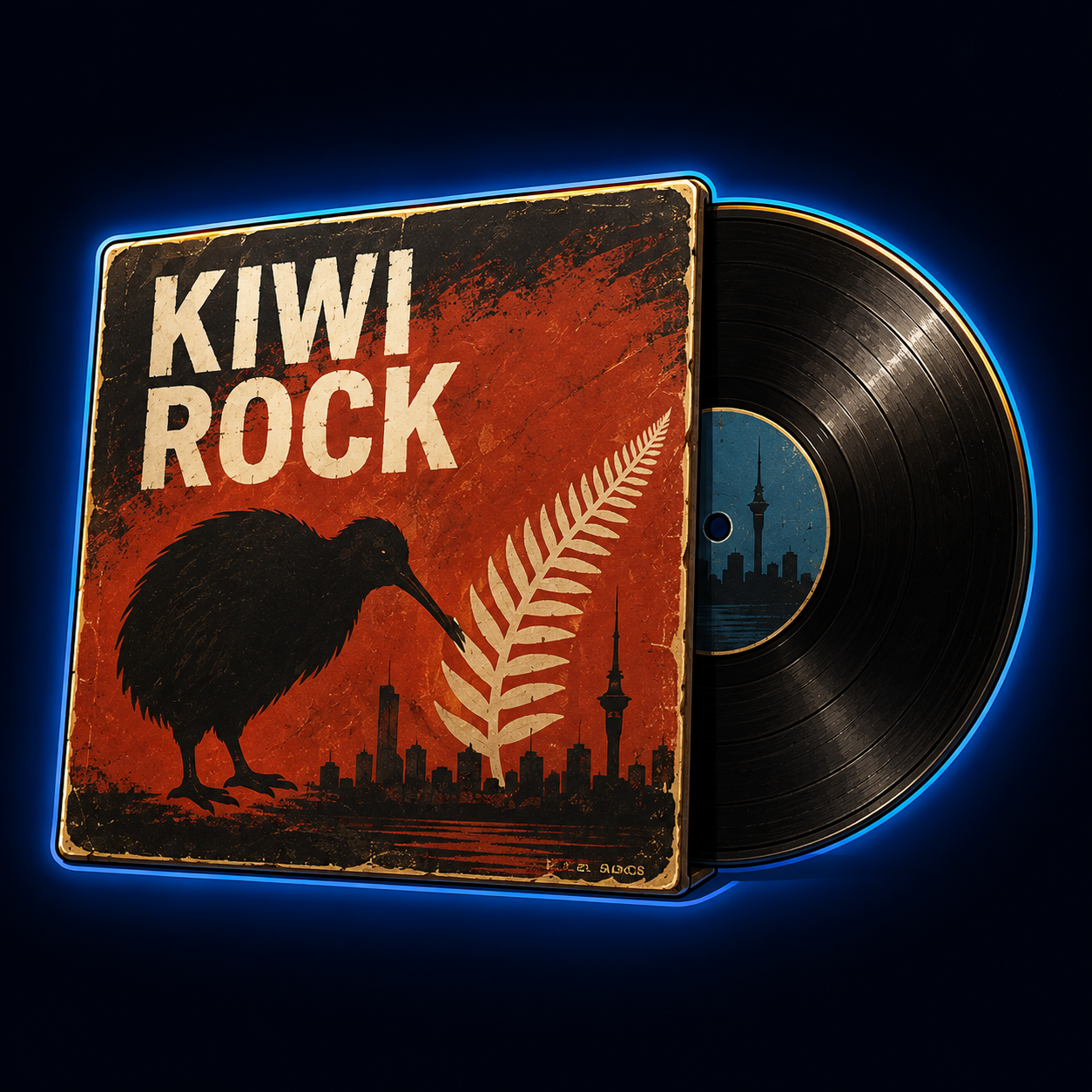 Vintage Kiwi Rock Vinyl