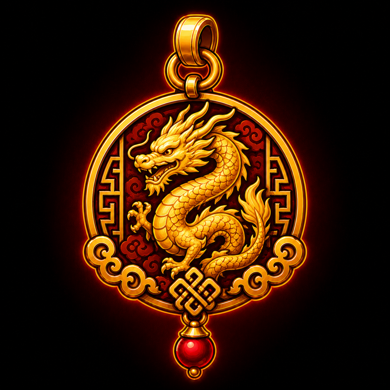 Year of the Dragon Charm