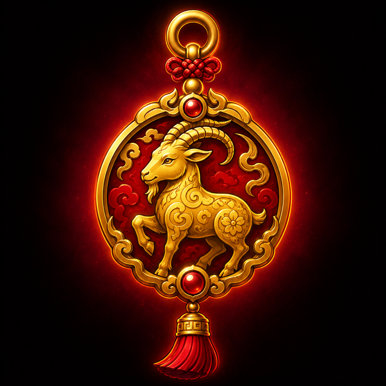 Year of the Goat Charm