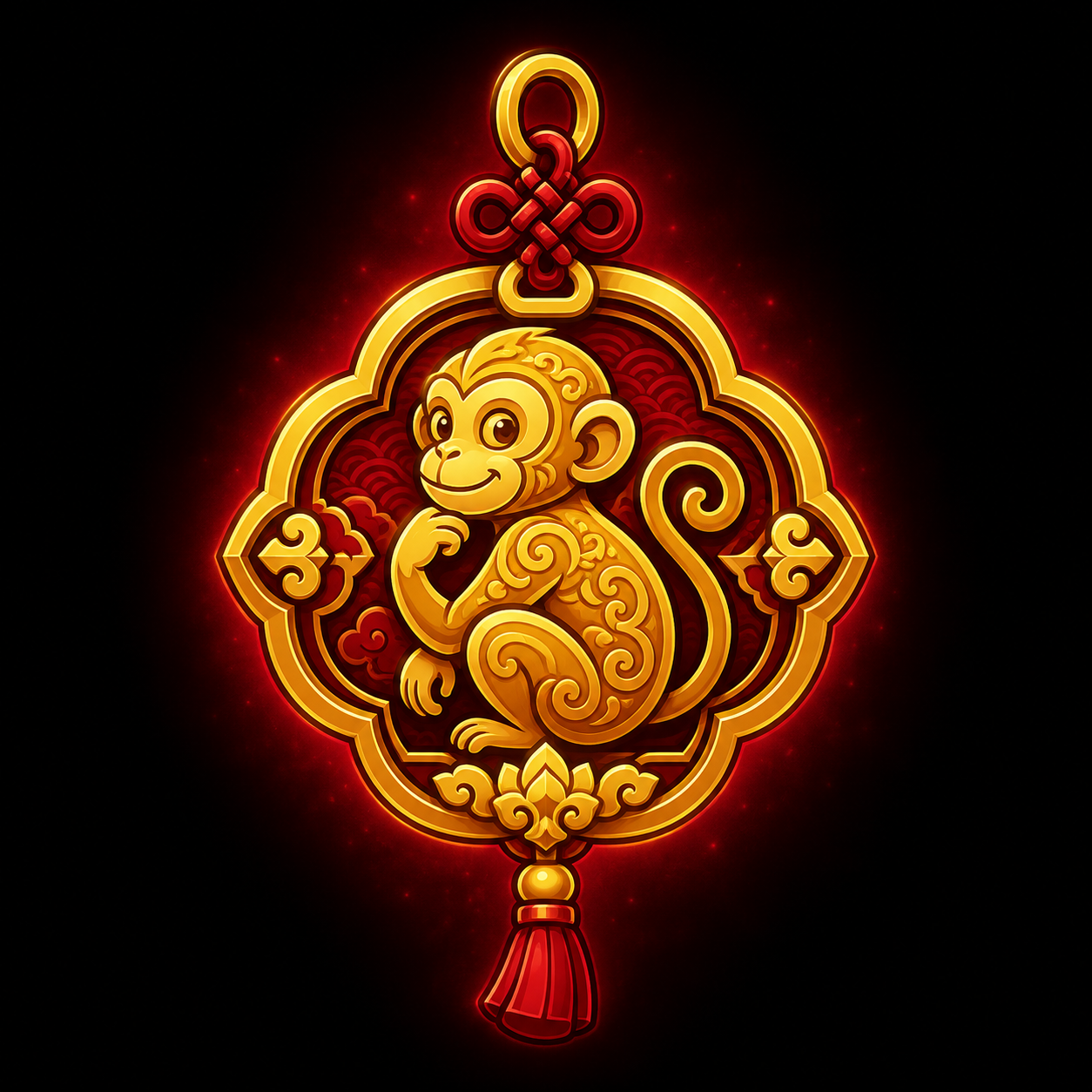 Year of the Monkey Charm