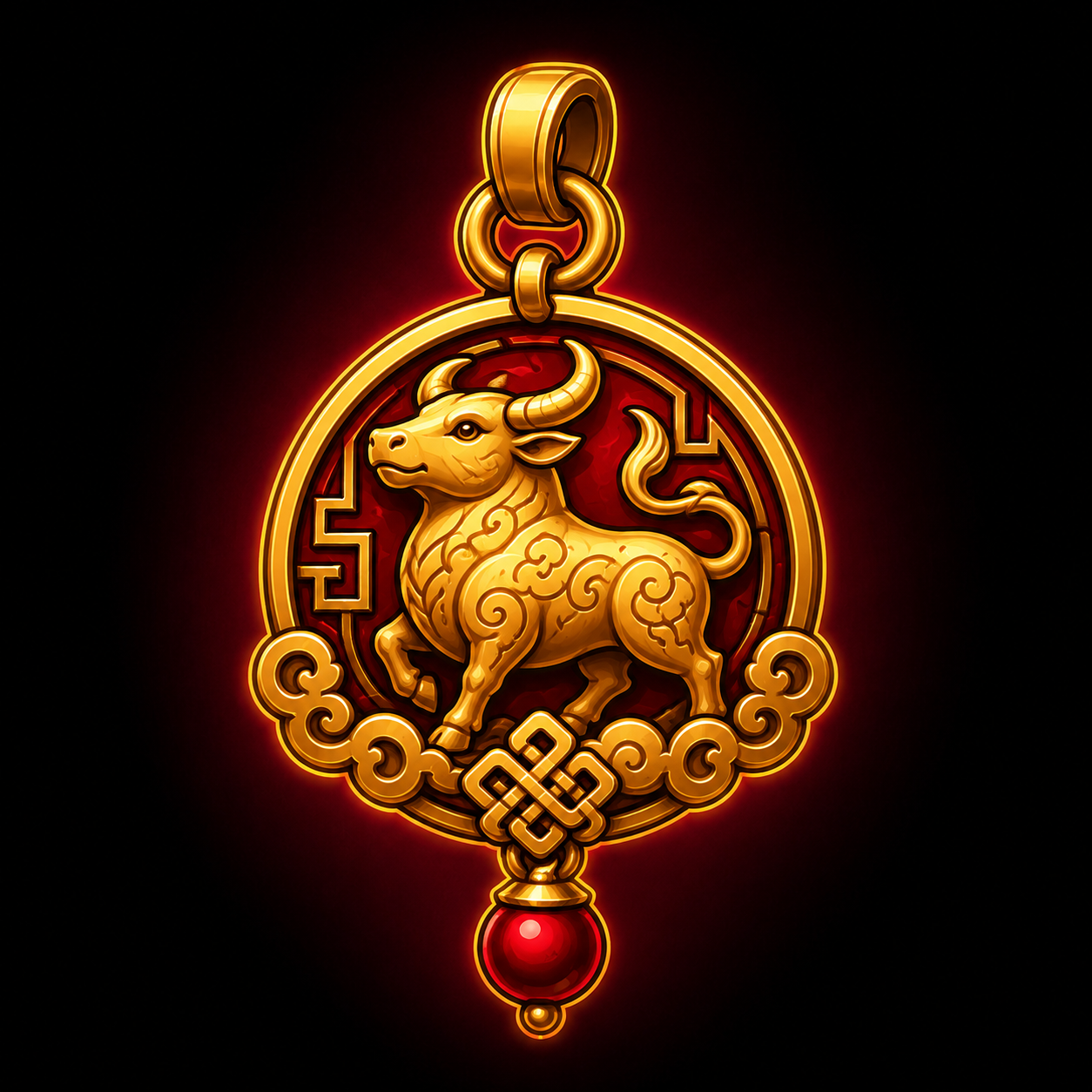 Year of the Ox Charm