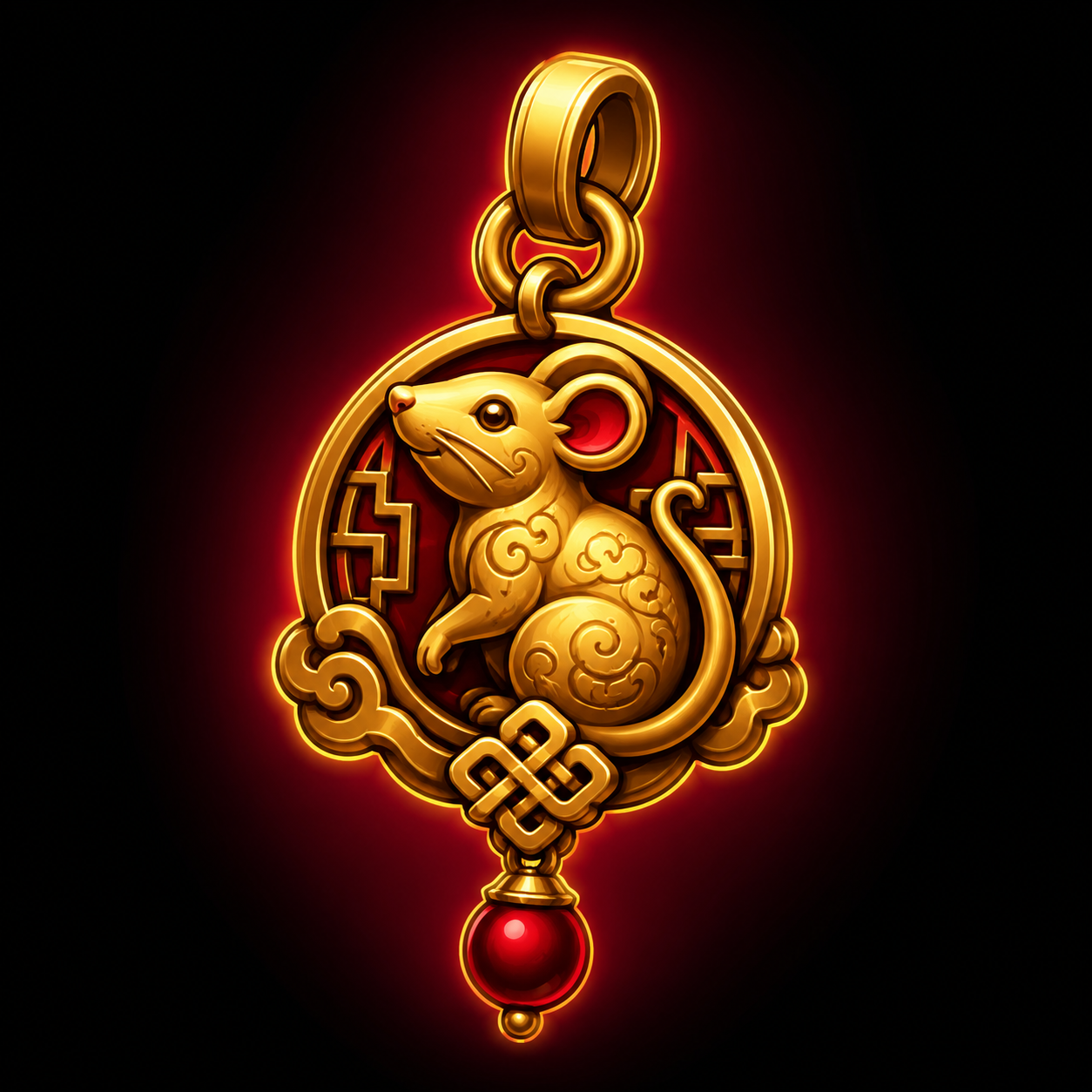 Year of the Rat Charm
